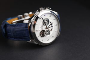 Zenith El Primero Grand Class Open, Chronograph, Power Reserve, full set, 2015, 44 mm