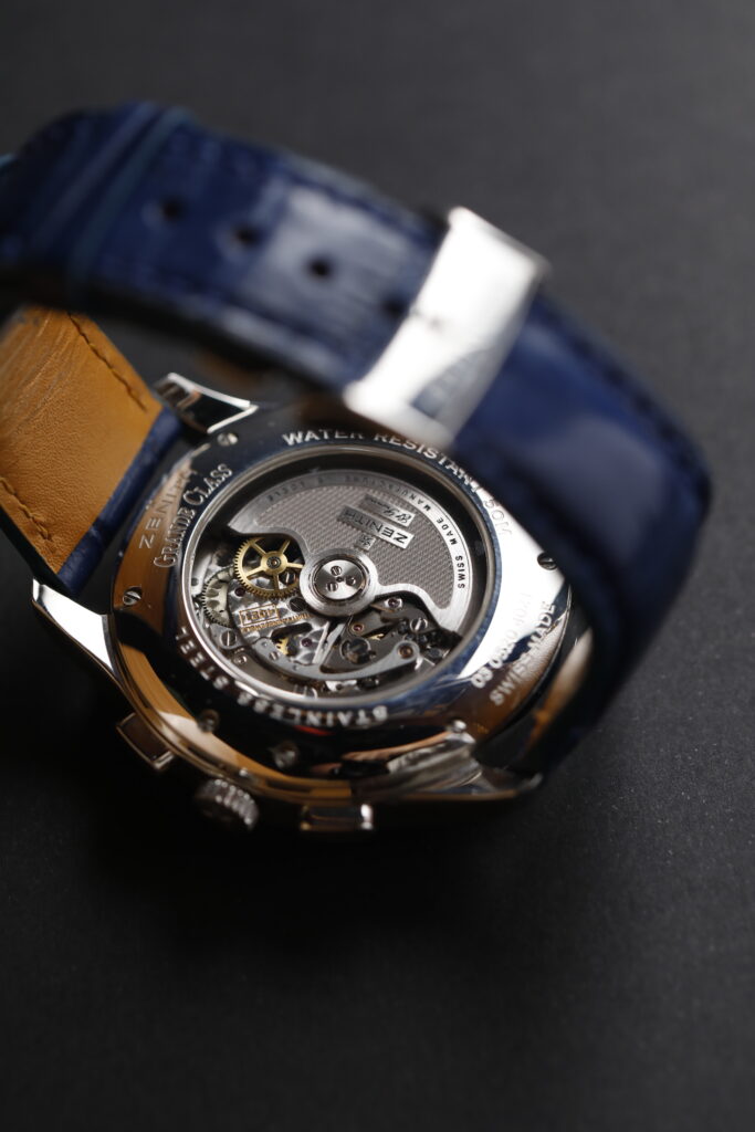 Zenith El Primero Grand Class Open, Chronograph, Power Reserve, full set, 2015, 44 mm