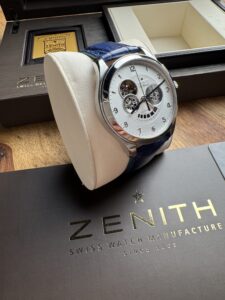 Zenith El Primero Grand Class Open, Chronograph, Power Reserve, full set, 2015, 44 mm
