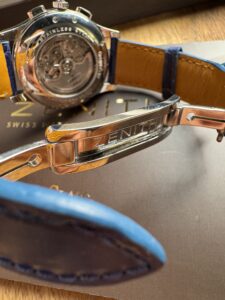 Zenith El Primero Grand Class Open, Chronograph, Power Reserve, full set, 2015, 44 mm