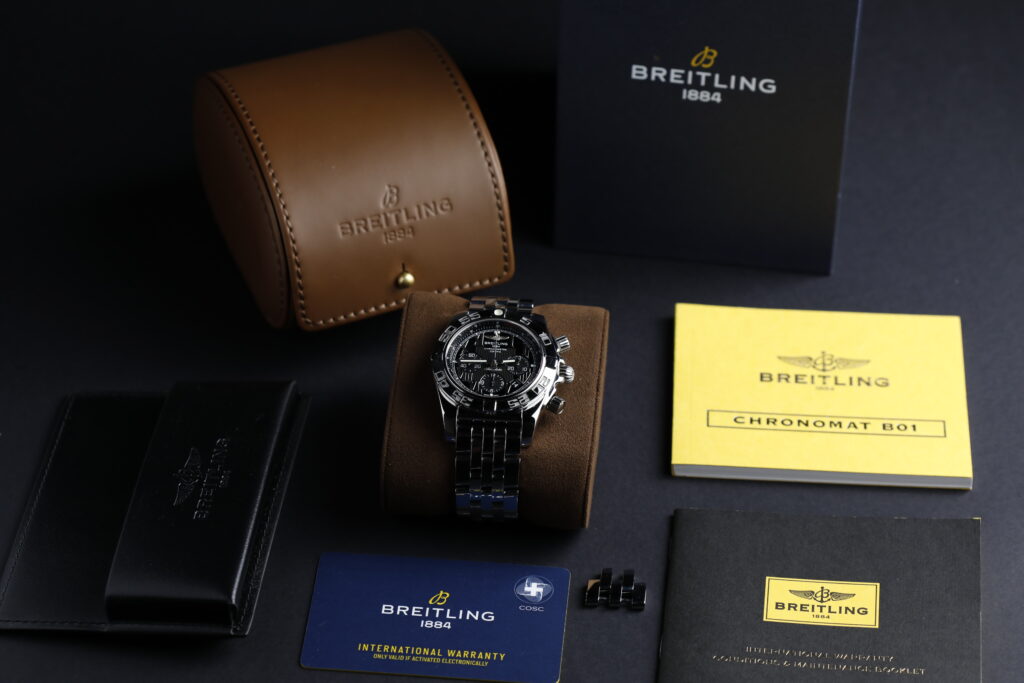 Breitling Chronomat 44, AB0110 Automatic, Caliber B01, 2010, 44 mm
