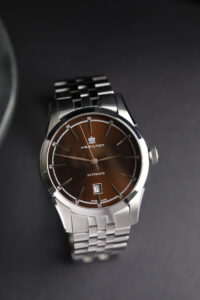 Hamilton Jazzmaster Spirit of Liberty H424151 Automatic, hnědý ciferník, 42 mm