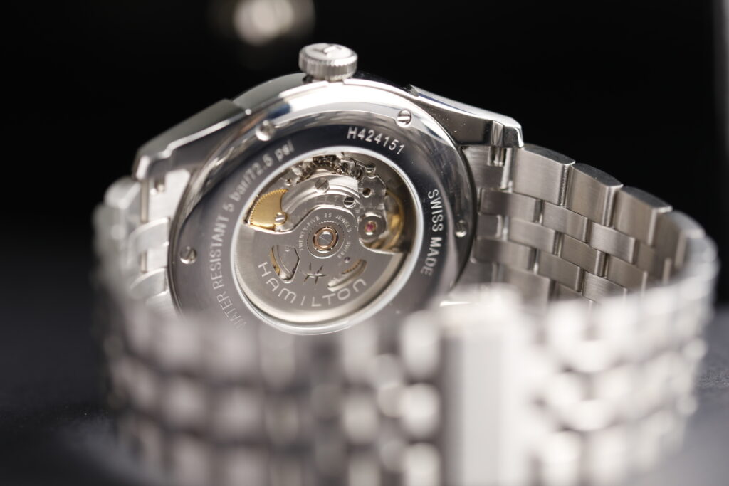 Hamilton Jazzmaster Spirit of Liberty H424151 Automatic, hnědý ciferník, 42 mm