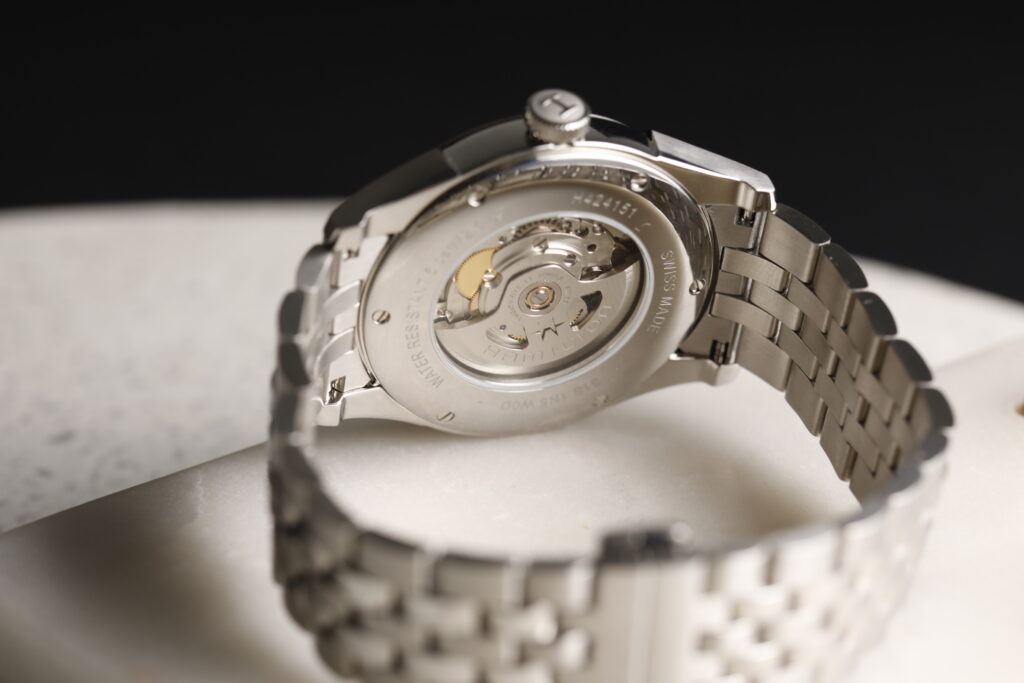 Hamilton Jazzmaster Spirit of Liberty H424151 Automatic, hnědý ciferník, 42 mm