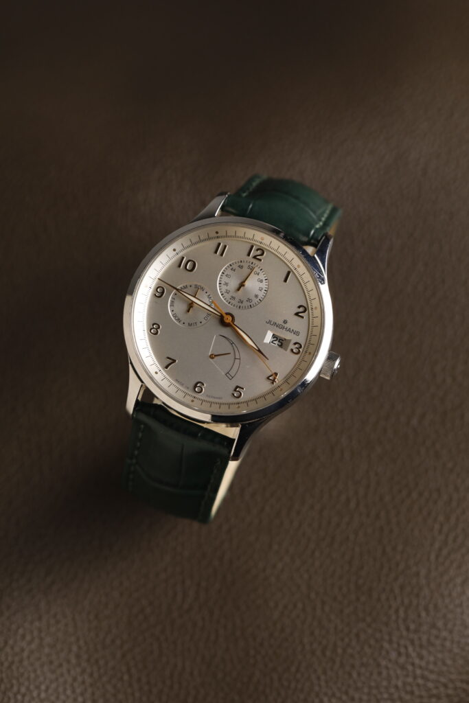 Junghans Attaché Agenda 027/4561 Automatic, Kalenderwoche, Power Reserve, 40 mm