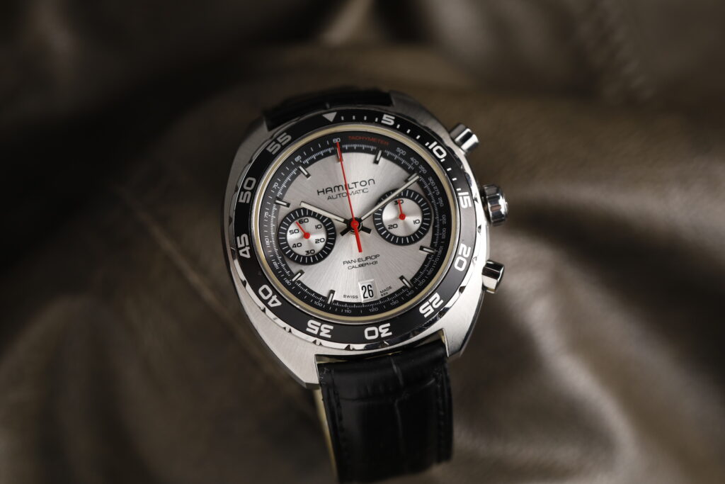 Hamilton Pan Europ H357560 Chronograph Automatic, Panda dial, H-31, 45 mm