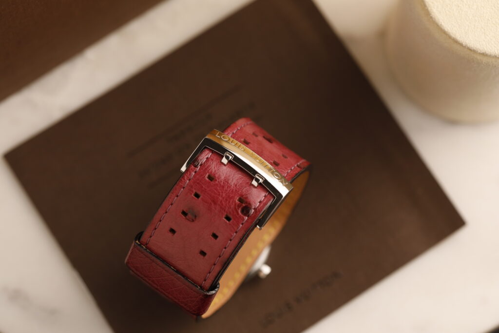 Louis Vuitton Tambour Q1211 červenohnědé, full set, 28 mm