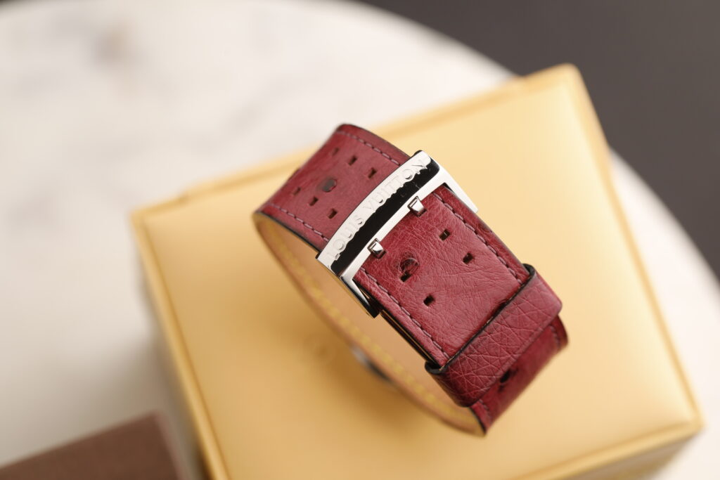 Louis Vuitton Tambour Q1211 červenohnědé, full set, 28 mm