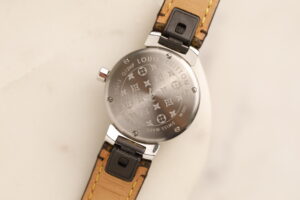 Louis Vuitton Tambour Lovely Cup Q12MP, modrý ciferník, 12 diamantů, quartz, 28 mm