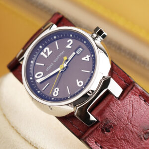 Louis Vuitton Tambour Q1211 červenohnědé, full set, 28 mm